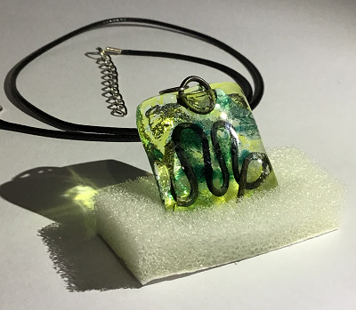 Glass necklace - Virgo
