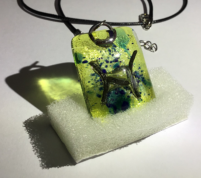 Glass necklace - Pisces